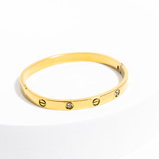 ГРИВНА NOA – GOLD WITH DIAMONDS