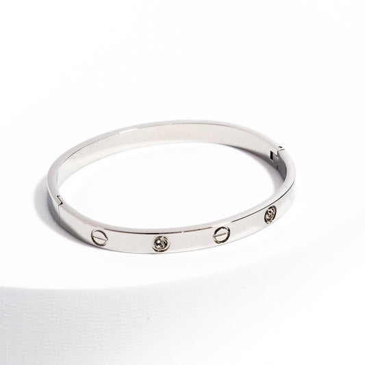 ГРИВНА NOA – SILVER WITH DIAMONDS