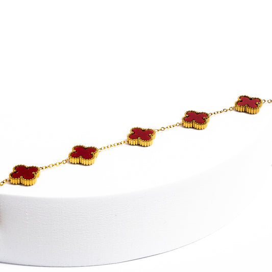 ГРИВНА LIORA – GOLD & BURGUNDY
