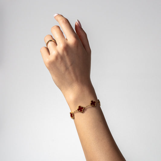 ГРИВНА LIORA – GOLD & BURGUNDY